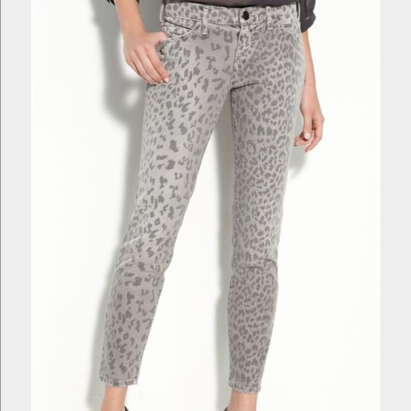 Current/Elliott Denim - Current/Elliot Animal Print Jeans